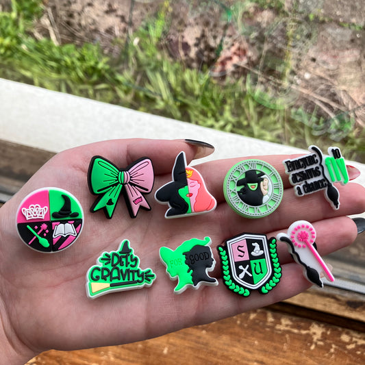 Musical Witch Shoe Charms