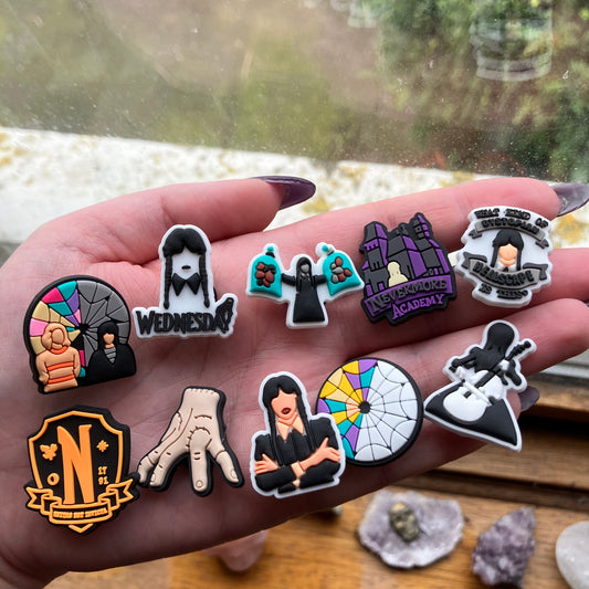 Spooky Girl Shoe Charms