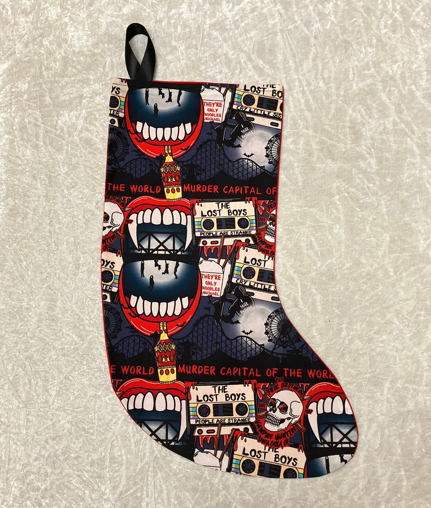 Vampire Christmas Stocking