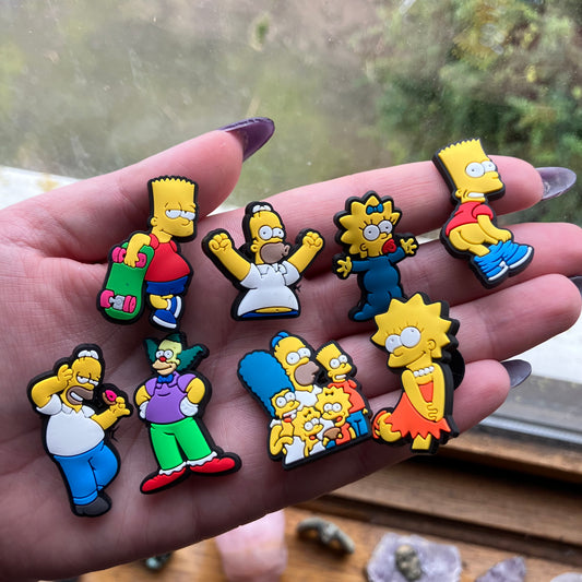 Yellow Cartoon Shoe Charms
