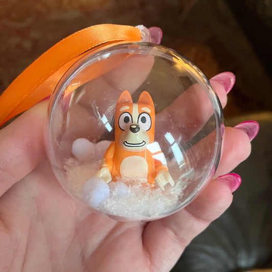 Cartoon Dog Christmas Bauble