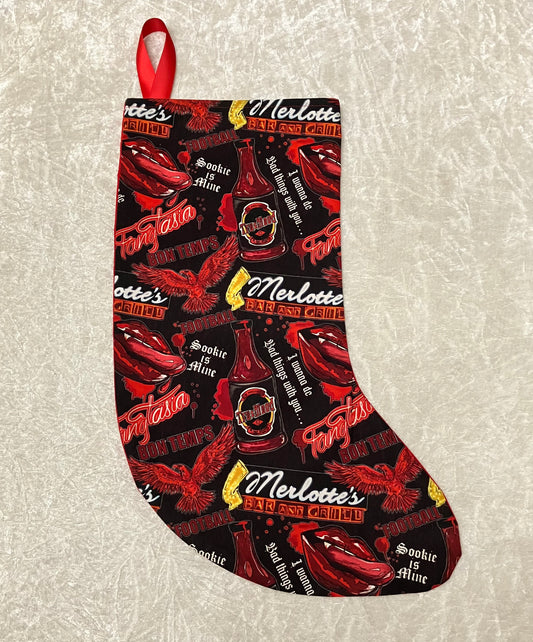 Vampire Christmas Stocking