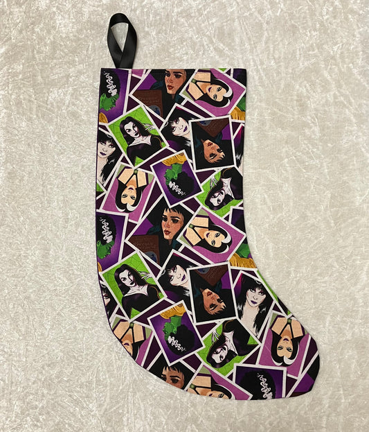 Spooky Women Christmas Stocking