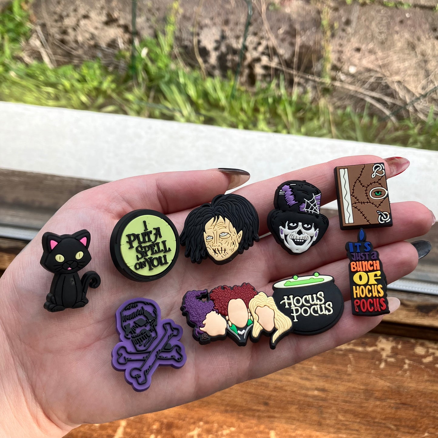 Halloween Witch Shoe Charms