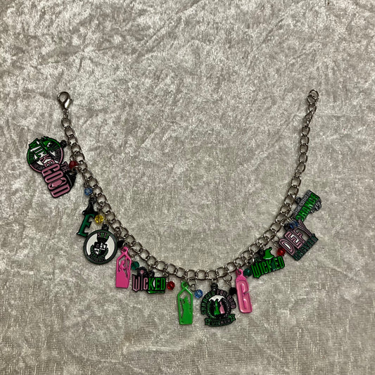 Musical Witch Charm Bracelet