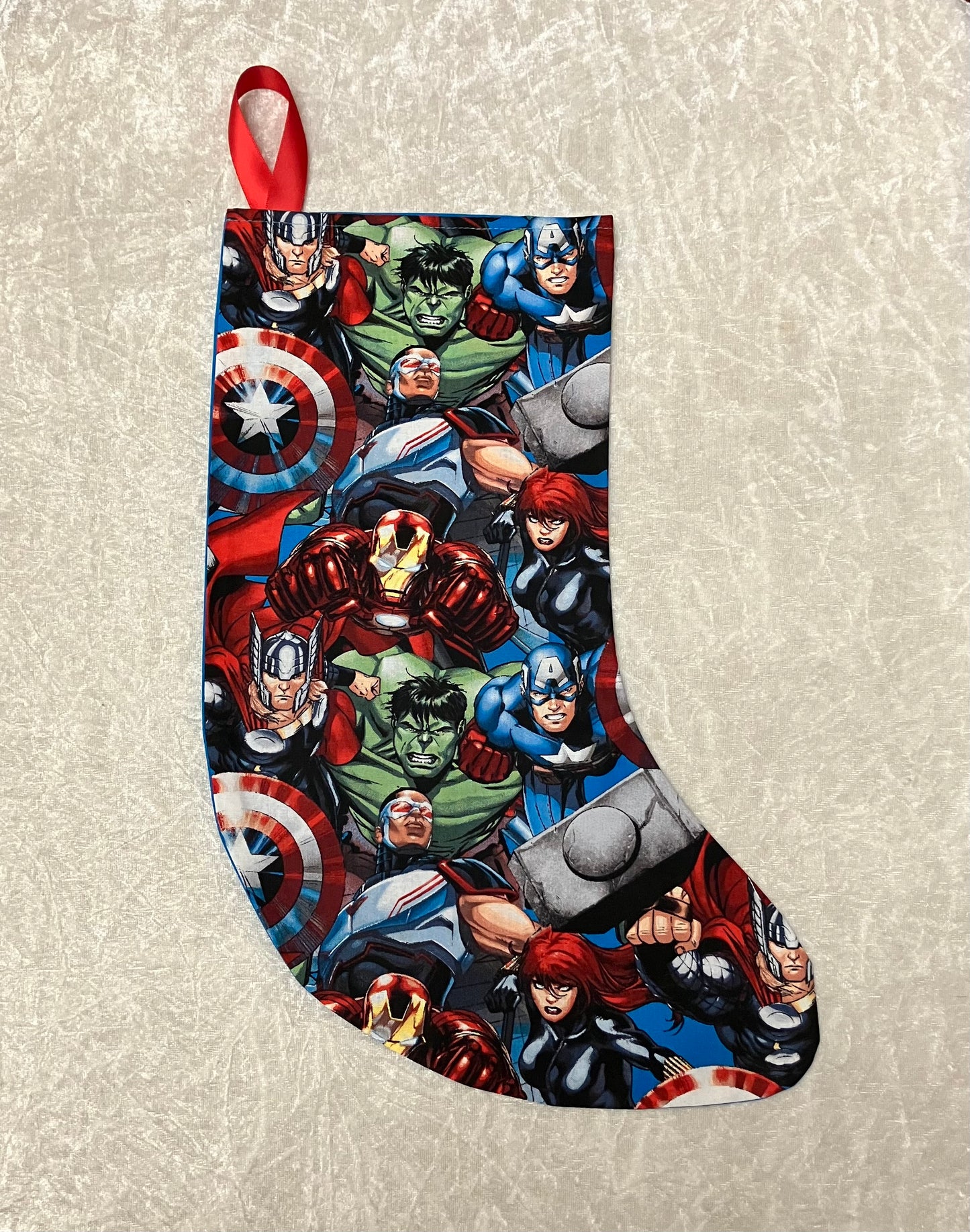 Superhero Christmas Stocking