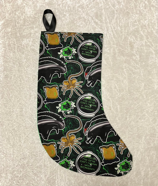 Alien Christmas Stocking