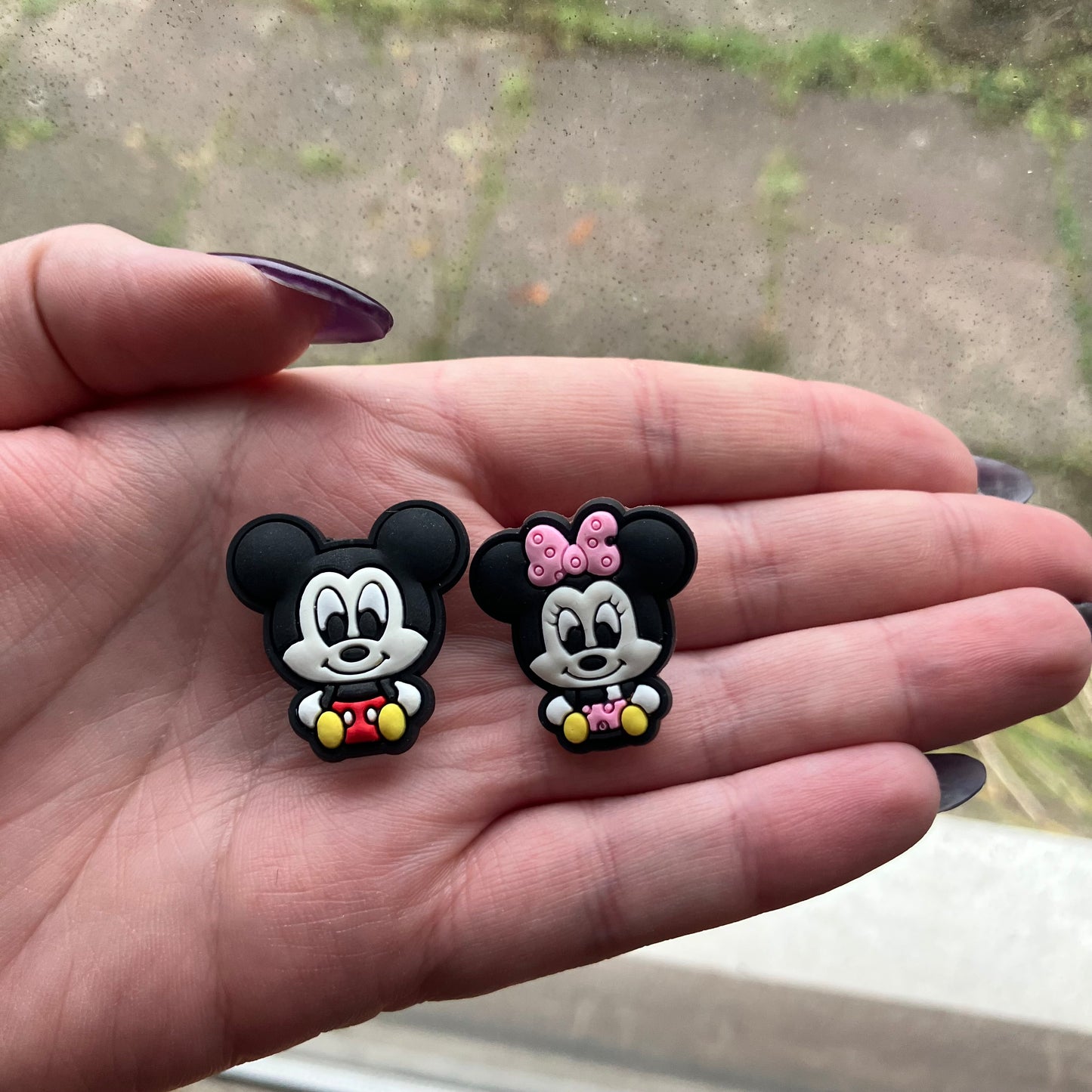 Cartoon Mouse Shoe Charms