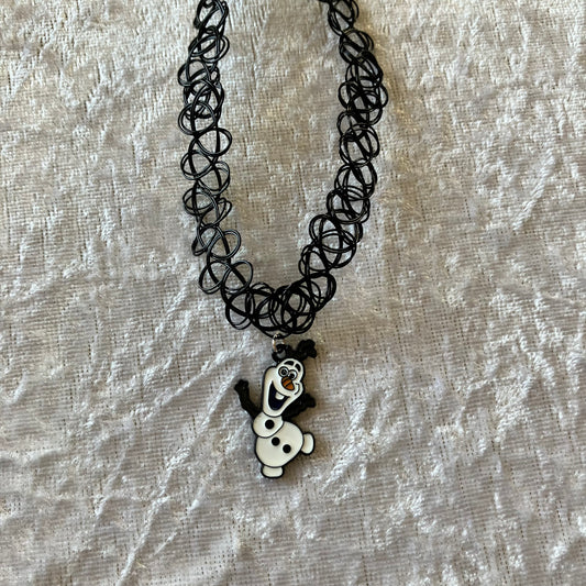 Cartoon Snowman Choker