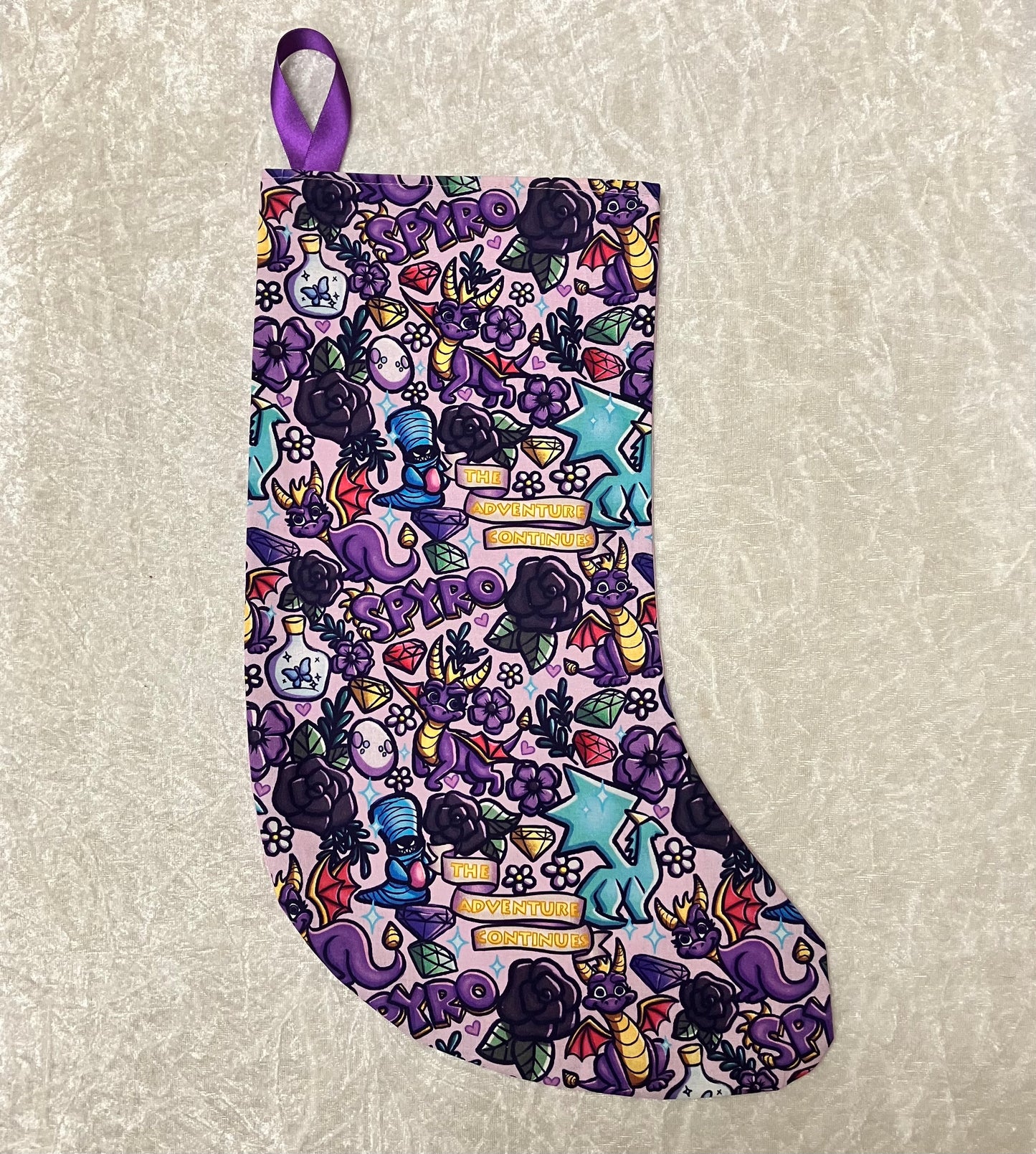Dragon Game Christmas Stocking