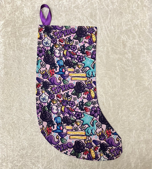 Dragon Game Christmas Stocking