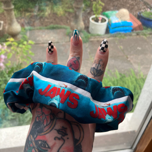 Horror Shark Scrunchie